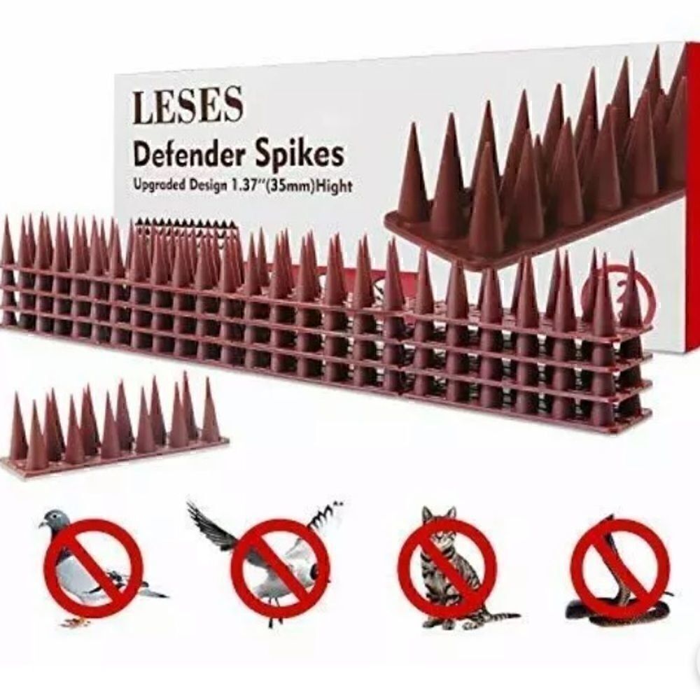 NIB 12 Pack Repellent Plastic Spikes